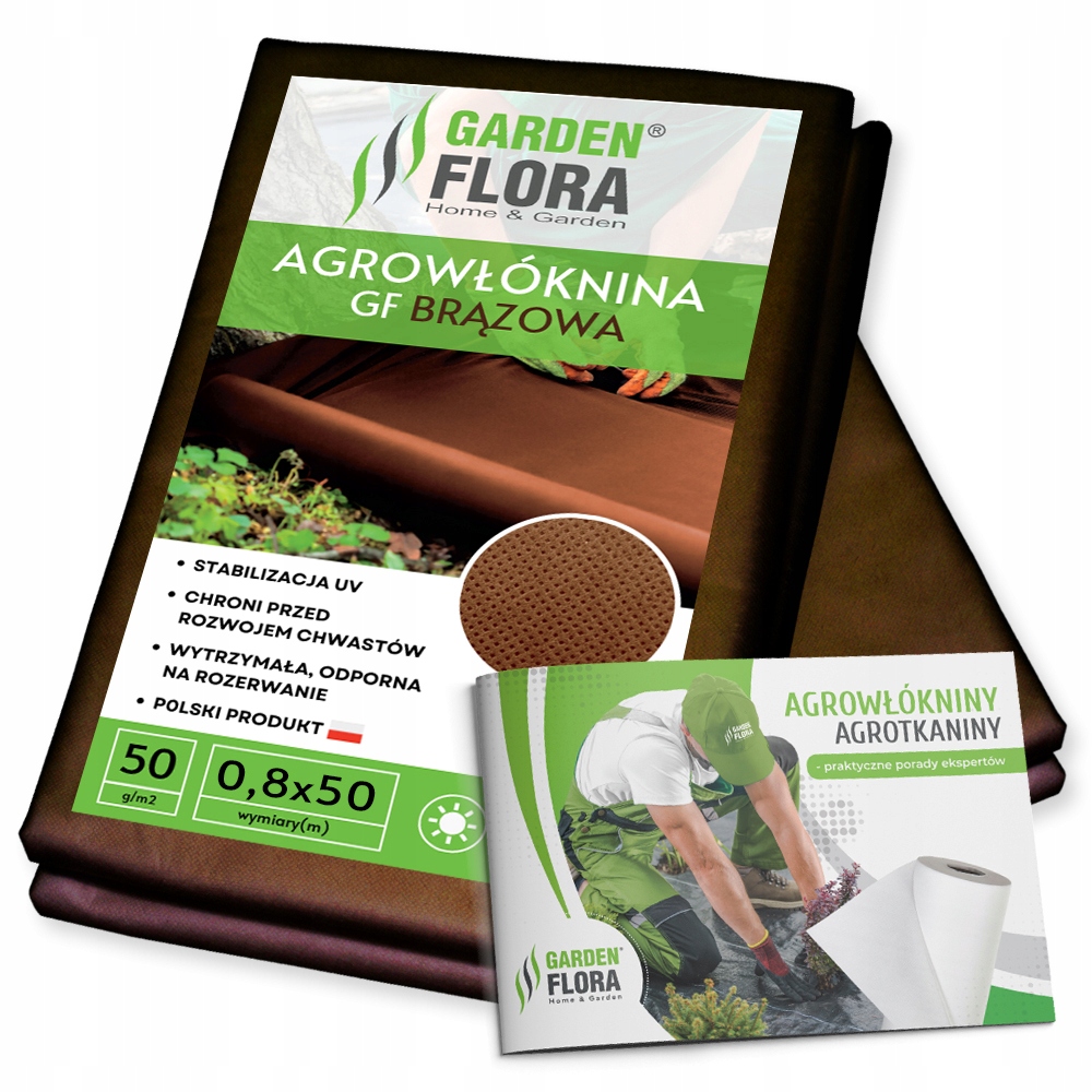 Agrotextilie na Plevel agrotextilie Antiplevelová podložka 50g agro Uv+ 0,8x50m