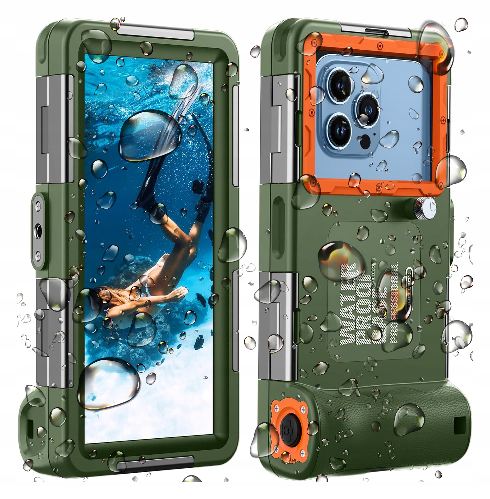 Pouzdro na telefon pro potápění, iPhone, pevné