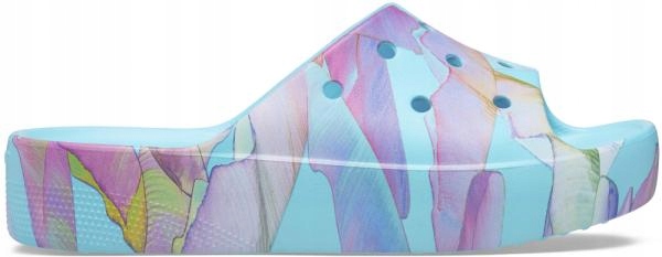 Crocs nazouváky Classic Platform Palm Print Slide 41,5 w10 Neptune/Multi