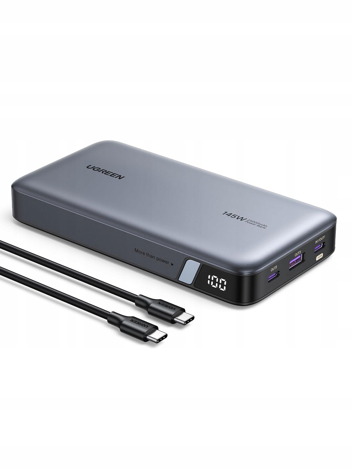 UGREEN Nexode Power Bank 145W 25000mAh 3 Porty USB C LED Display — miniatura 2