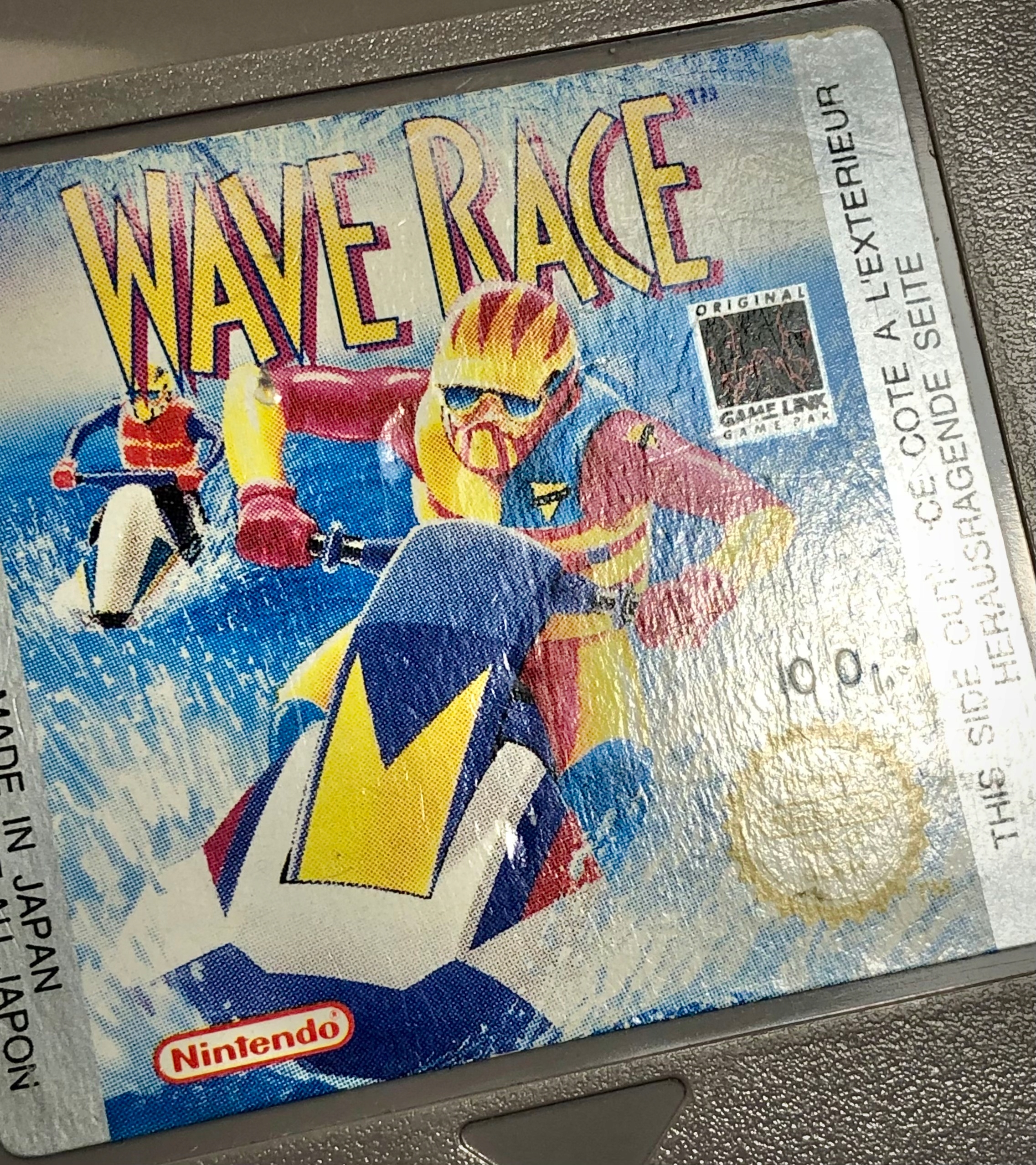 WAVE RACE gra NINTENDO GAME BOY wyścigi RETRO HIT Wersja językowa Angielska