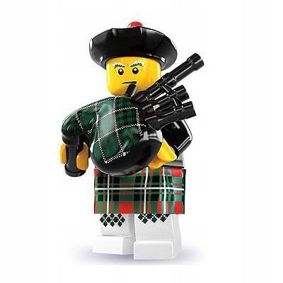 Lego Cmf Minifigures Bagpiper col07-6 Nový 8831 Série 7 Minifigurek