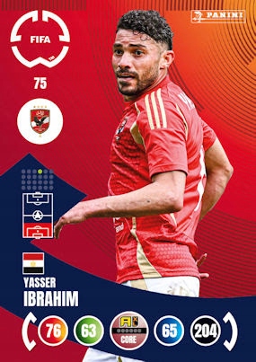 2025 Panini Adrenalyn XL Fifa Club World Cup 75 Yasser Ibrahim