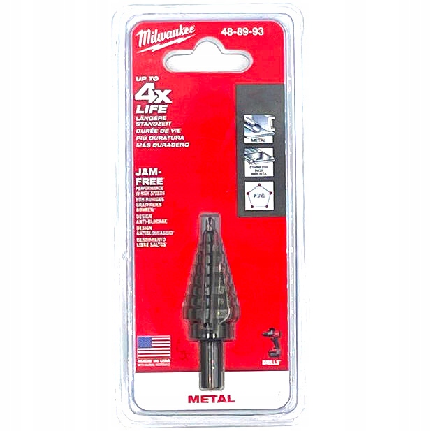 Wiertło Stopniowe Do Metalu 4-20mm Milwaukee 48899320