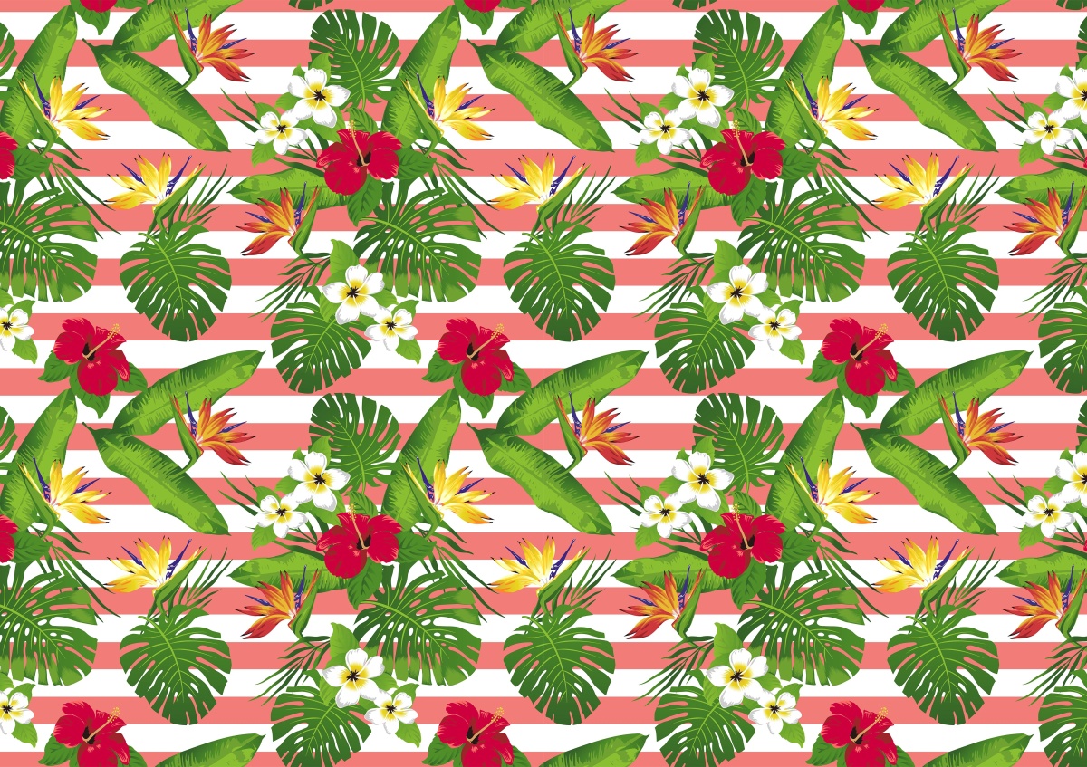 

Fototapeta Flizelinowa Tropikalne kwiaty 312x219