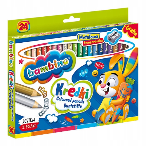 

Kredki ołówkowe Bambino Jumbo 24szt
