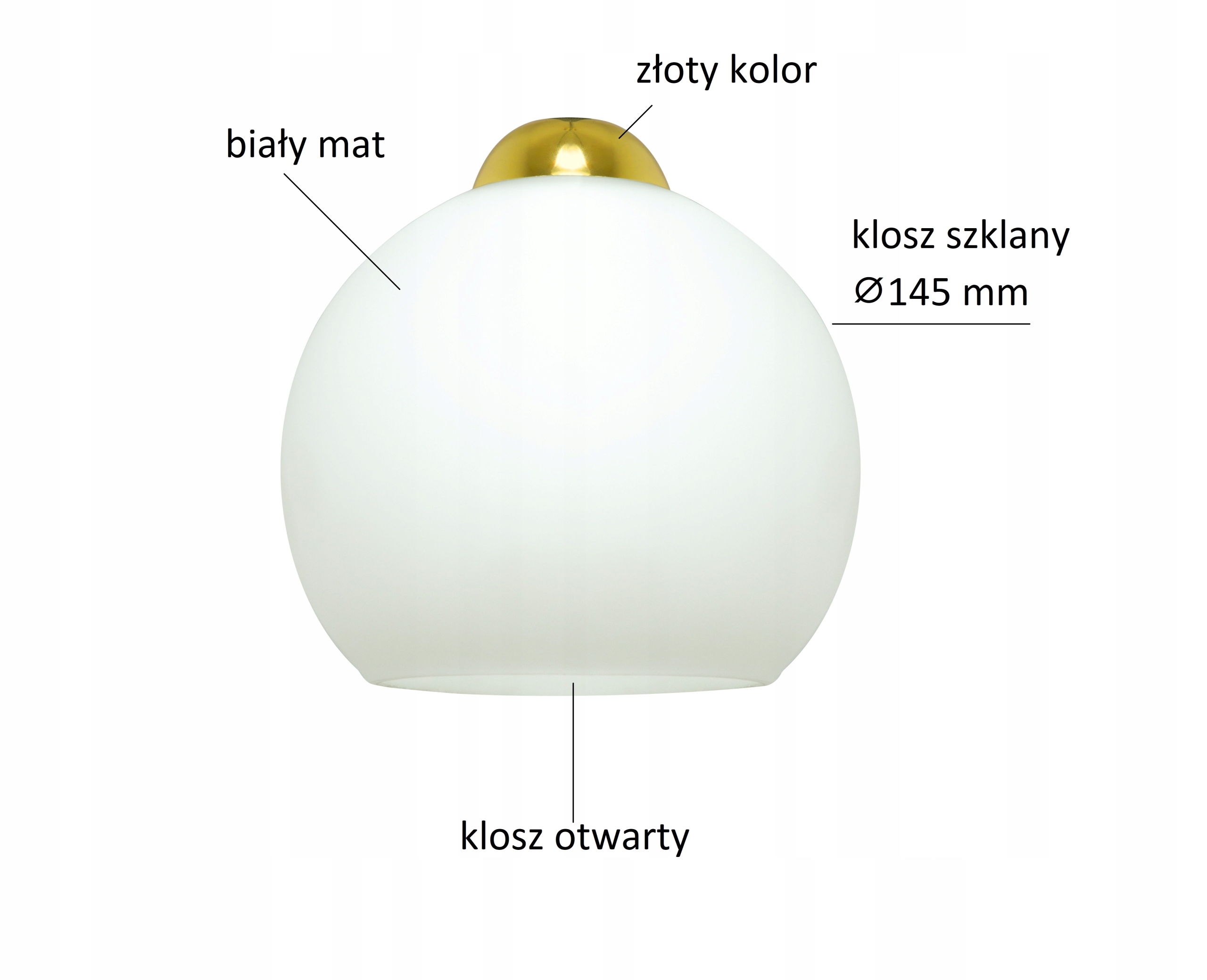 LAMPA SUFITOWA ŻYRANDOL NAD STÓŁ KRETA GOLD 511LED EAN (GTIN) 5905591471848