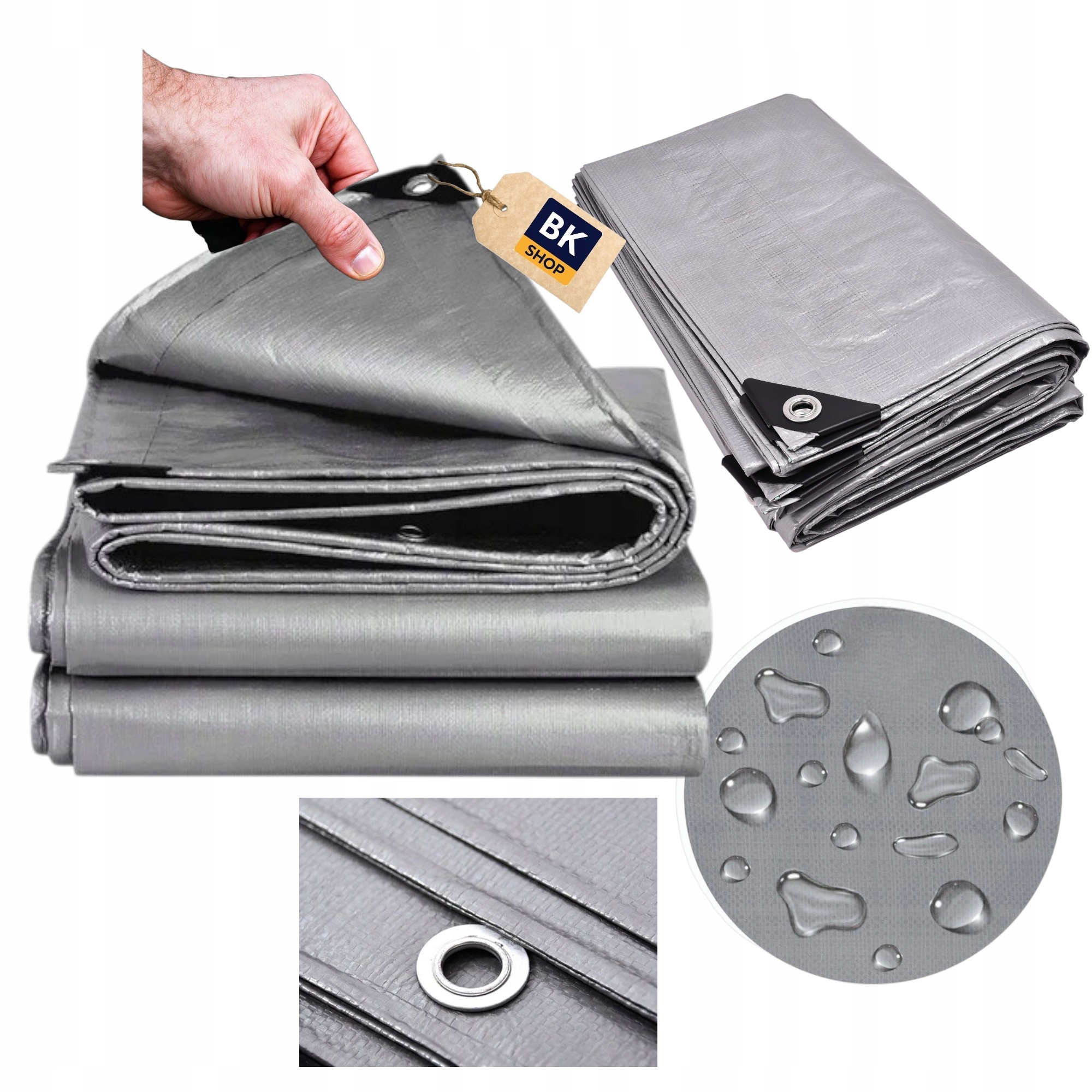 Hrubá Plachta 5x8 m na terasu, auto, přívěs, bazén s Uv ochranou proti mrazu