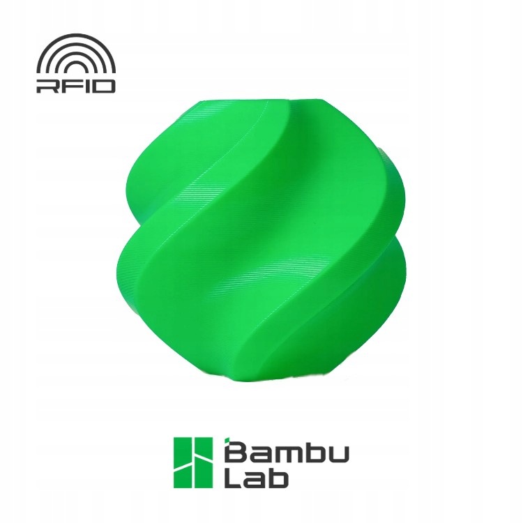 Filament Bambu Lab PLA Basic 1,75mm 1kg - z szpulą - Bambu Green