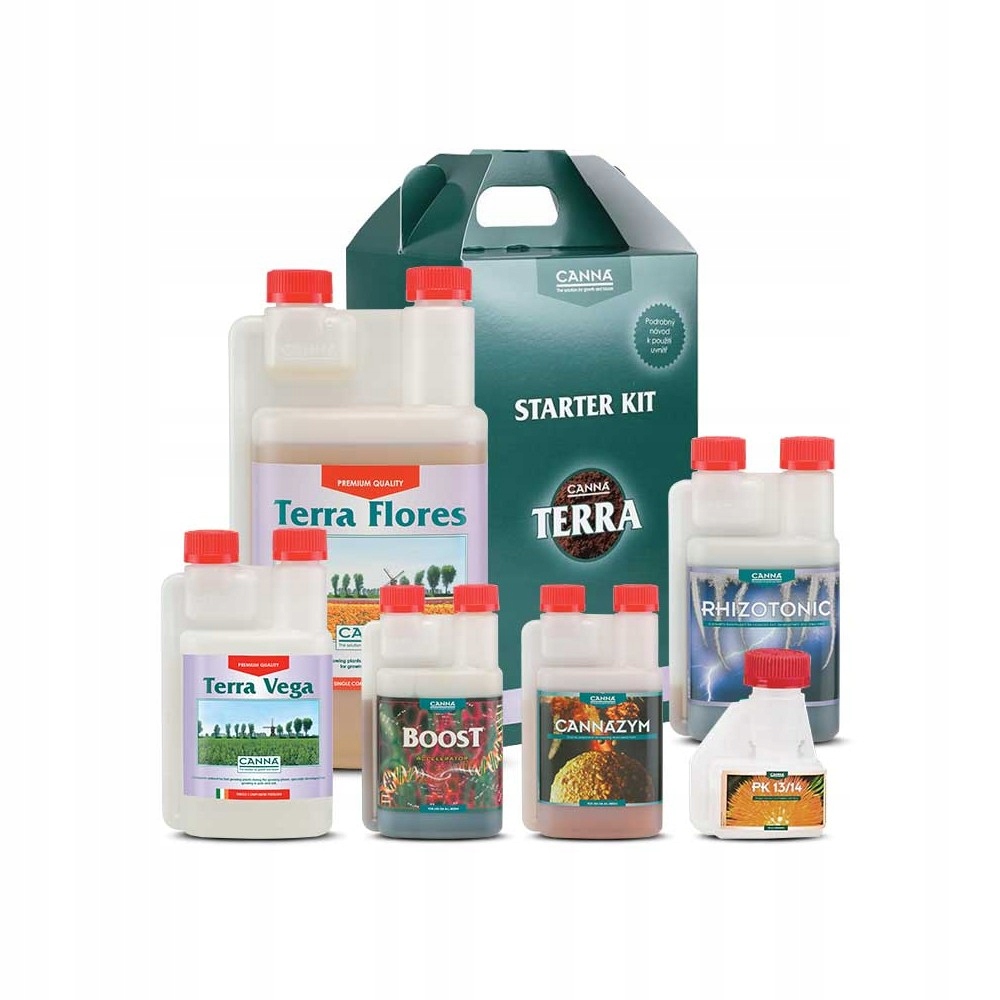 Canna Zestaw nawozów na Cały cykl Starter Kit Terra Vega Flores CannaBoost