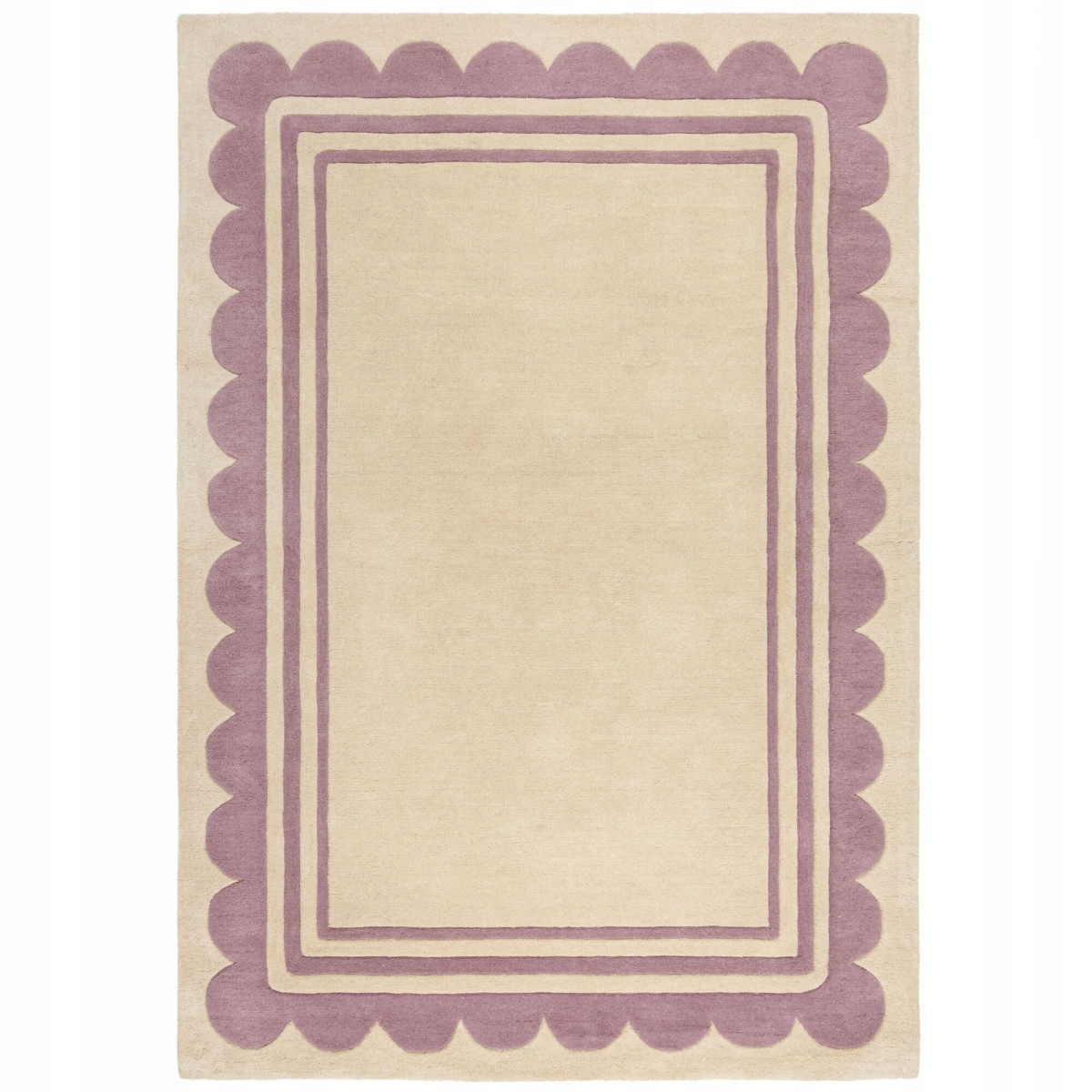 160x230 Ručně všívaný kusový koberec Lois Scallop Purple