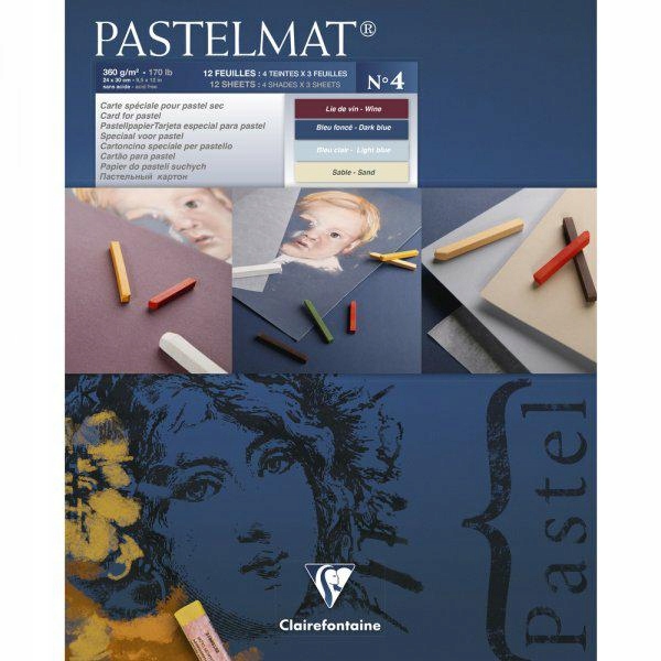 Blok Pastelmat n°4 24x30 cm, 360 g, 12 listů