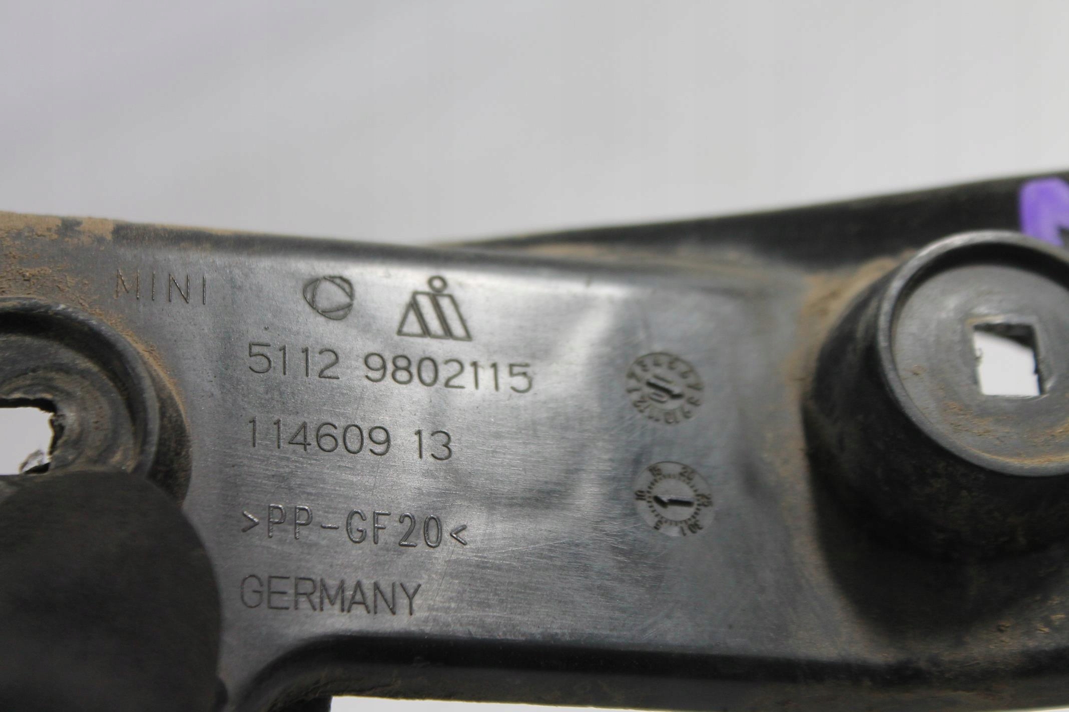 support left rear part rear 9802115 MINI R60 10-16