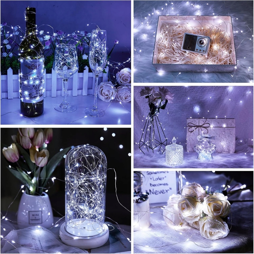 VACOULERY Girlanda Wodoodporna Lampki Łańcuch Świetlny 200LED 23M — miniatura 13
