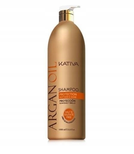 Kativa Argan Oil Šampon s arganovým olejem pro poškozené vlasy 1000 ml