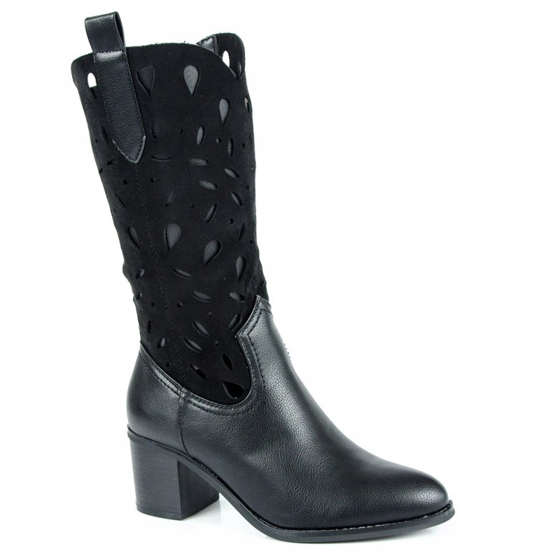 M.daszyński MR2337-3 Kotníkové Boty Ažurové Černé 41