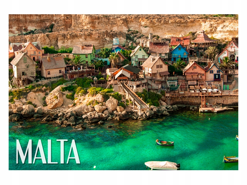 

Malta Wioska Popeye Magnes na lodówkę