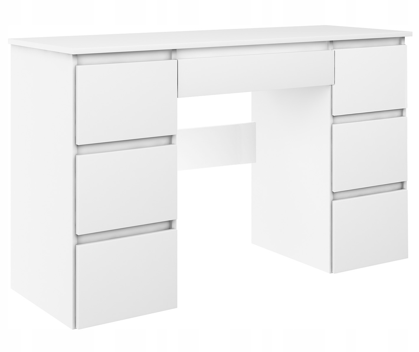 

Biurko Megan Sz Duże Białe Szkolne Szuflady