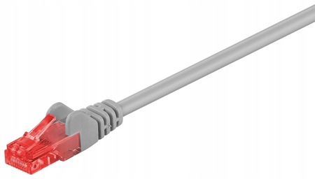 Kabel Lan Patchcord Cat 6 U/utp szary 5m
