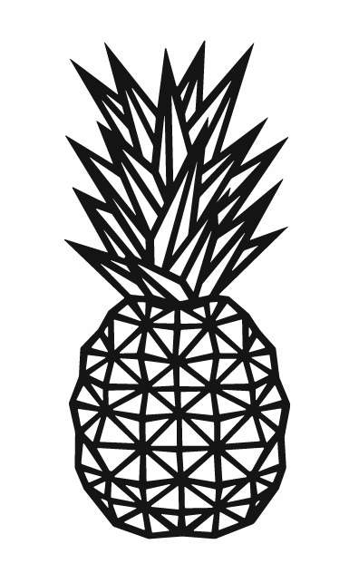 nástěnná dekorace Obraz vzor Ananas