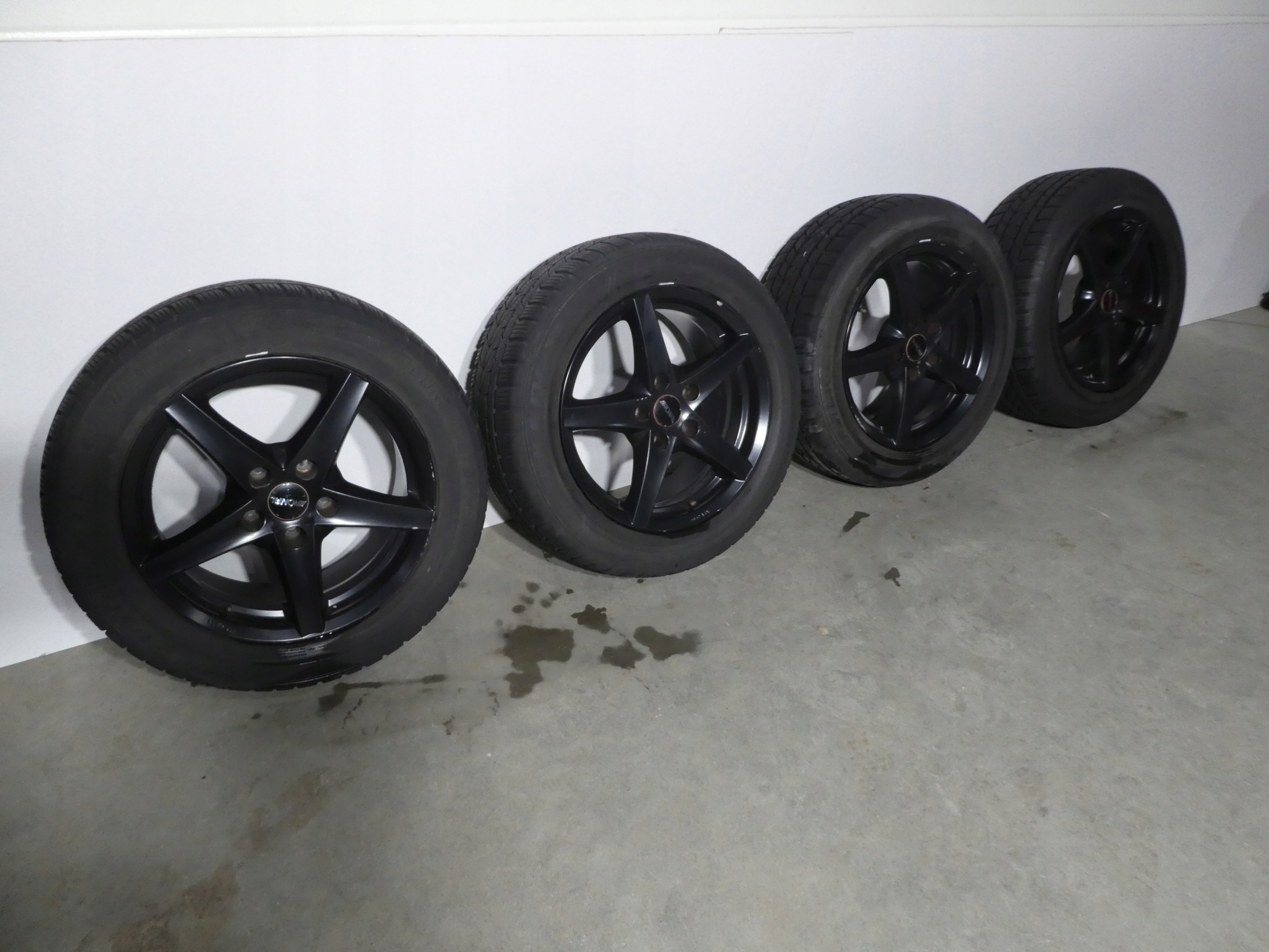 4X wheels discs tyres VW 5X120 KBA 45651 T5 T6 2016/2017R