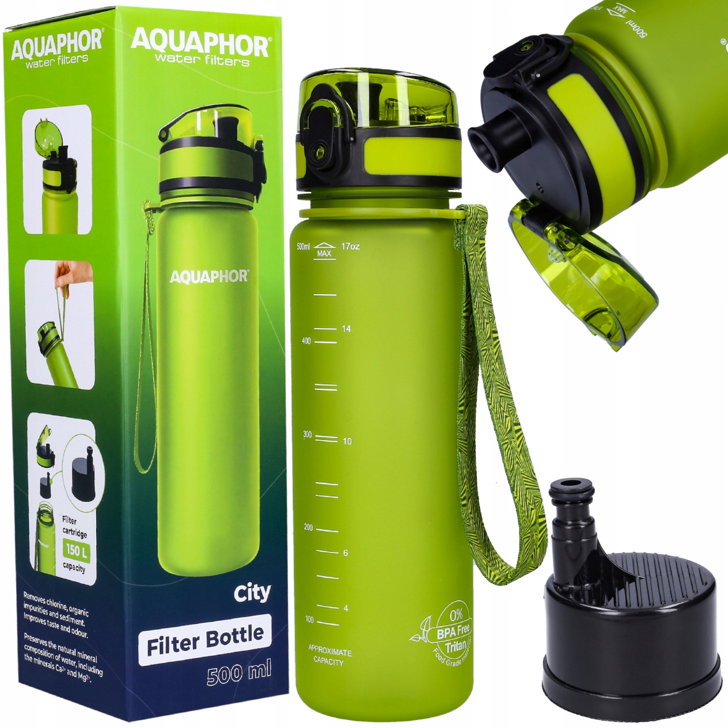 

Butelka Z Filtrem Aquaphor City 0,5l 500 ml