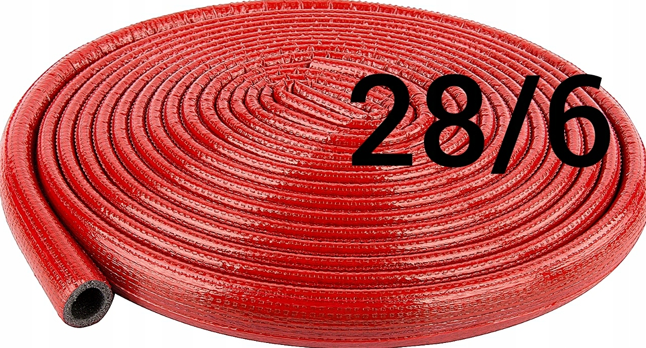 

Otulina Izolacja Krążek Pex 25 28/6 10 Mb Czerwona