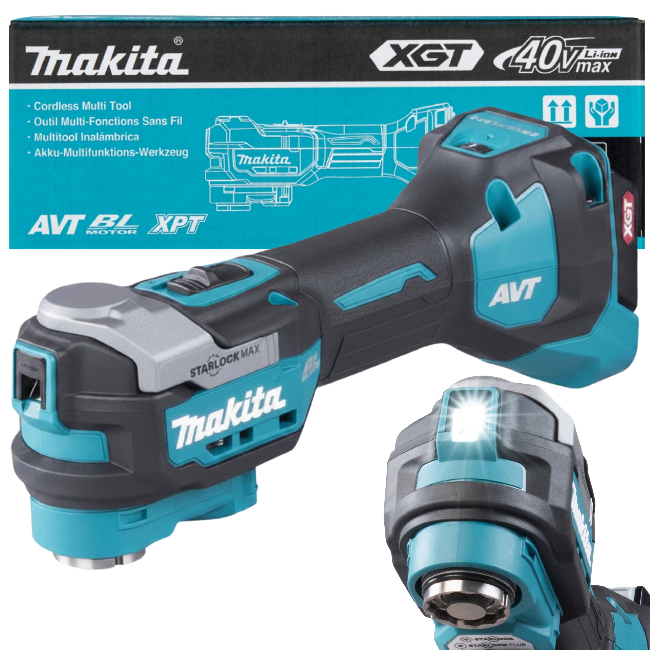 Makita TM001GZ 20000 ot/min 40V Bl Akumulátorové Multifunkční Nářadí