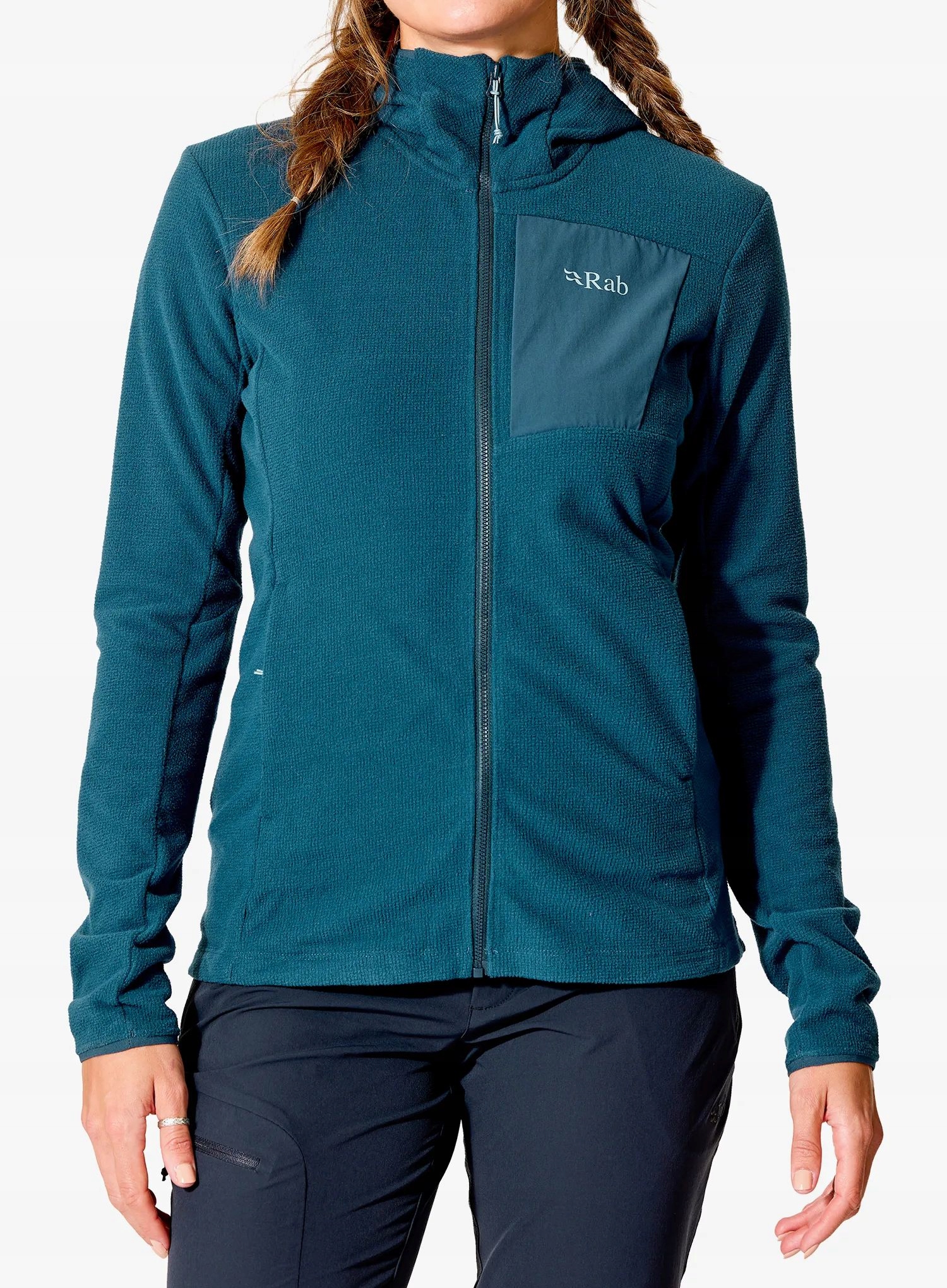 Bluza trekkingowa damska Rab Tecton Hoody blue tempest XL