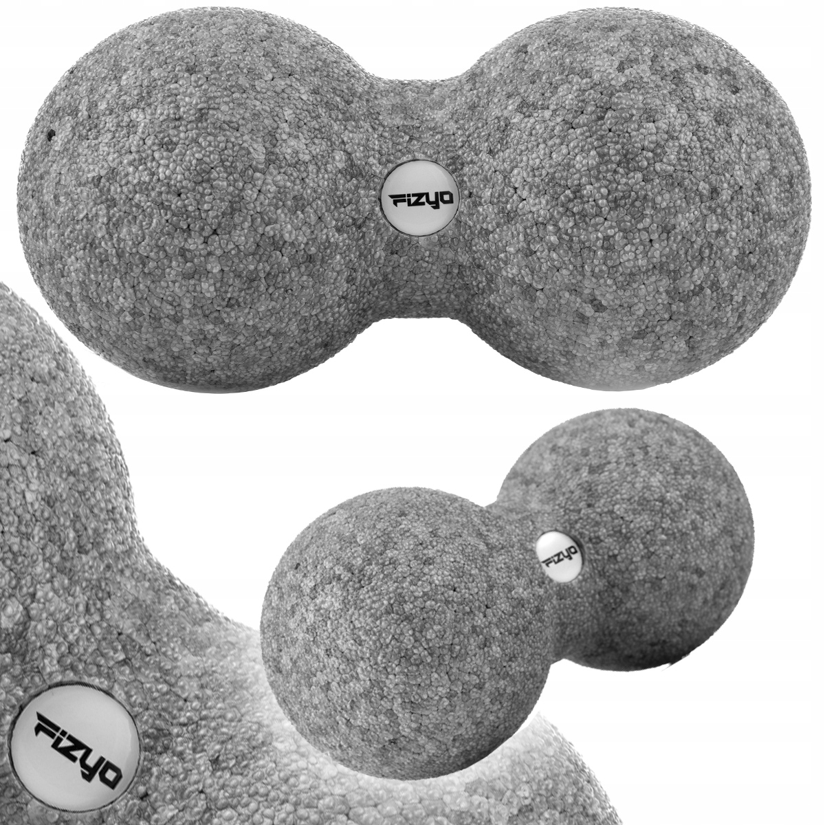 Roller Piłka Podwójna Do Masażu PUNKTOWEGO16X8 CM Crossfit Twarda Fizyo
