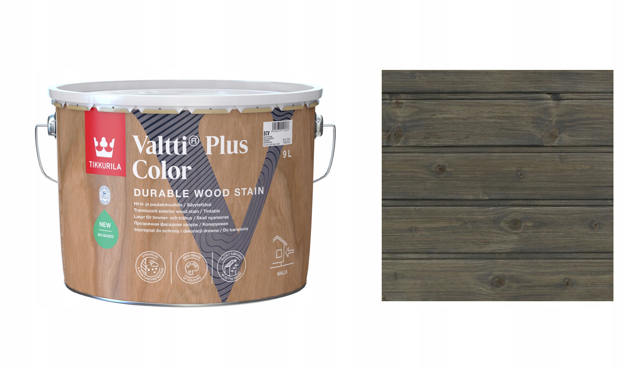 Tikkurila Valtti Plus Color 9L 202A Sleeping Wind Impregnat Szybkoschnący