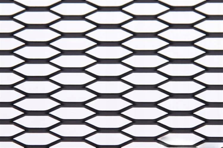 Siatka ALU Honey comb Black 120x20cm