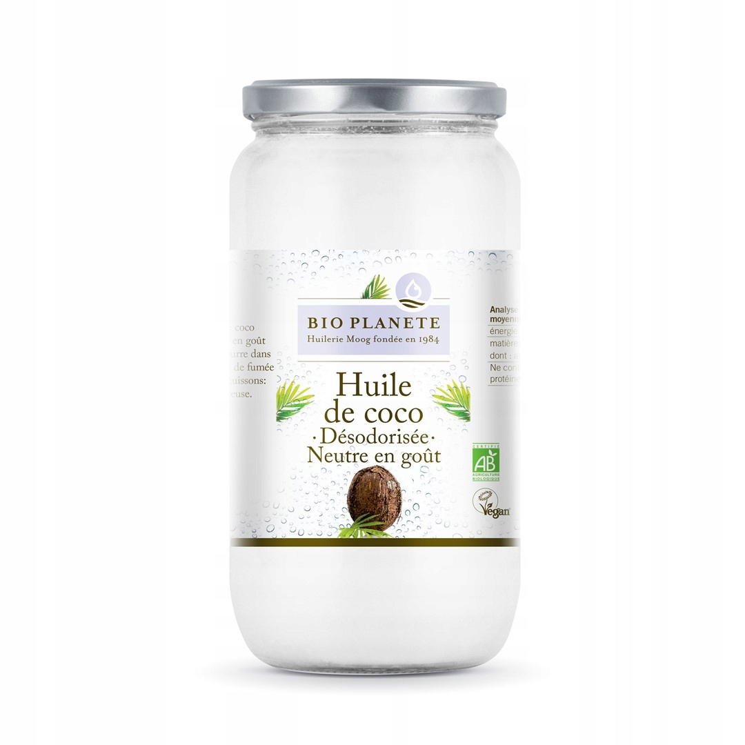 Levně Bio planete kokosový olej bez zápachu, bio 950 ml