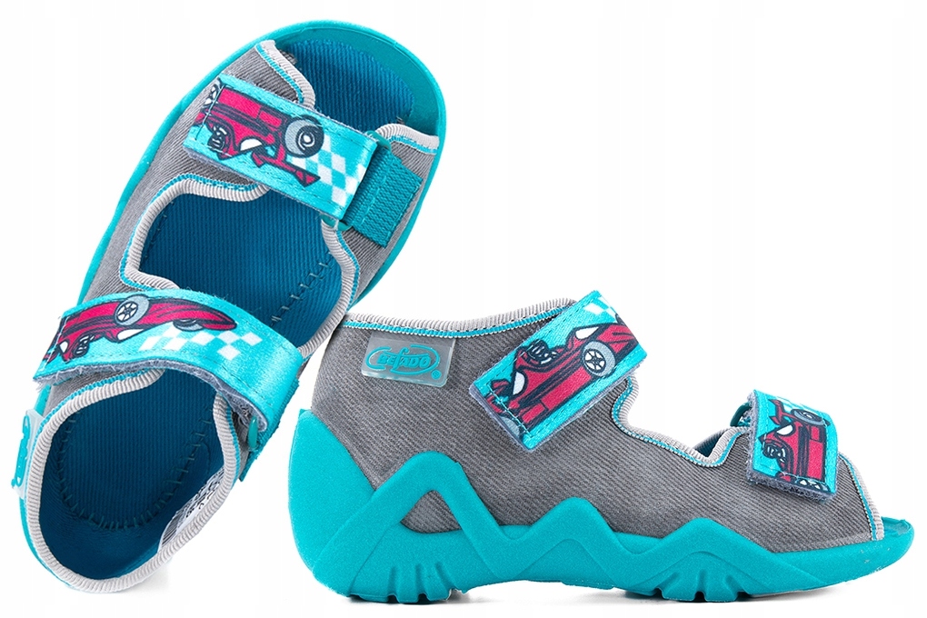 

Befado 250P085 Sandałki Tekstylne Domowe Kapcie 18