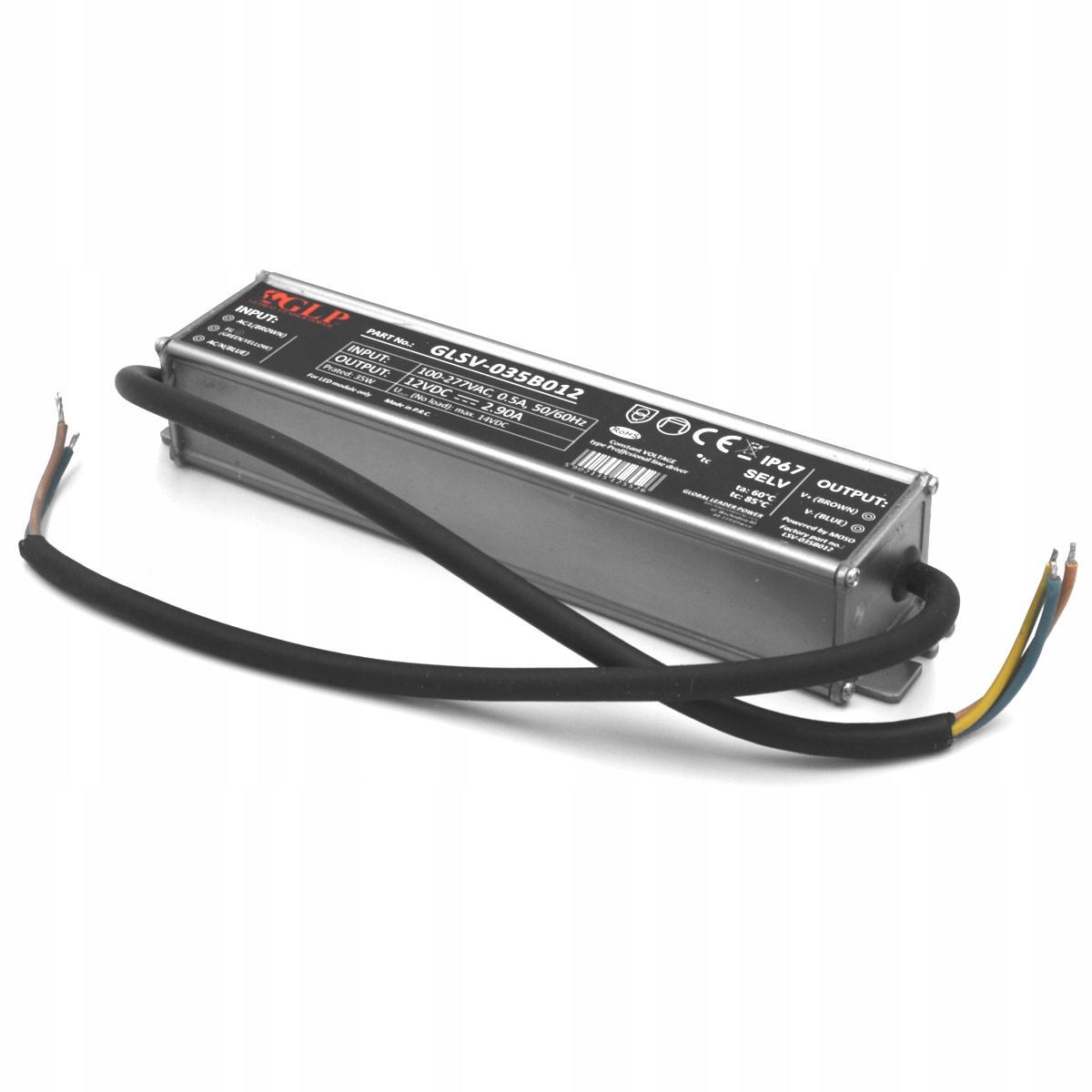професійний світильник ZASILACZ DO LED GLSV035-12 В постійного струму IP67