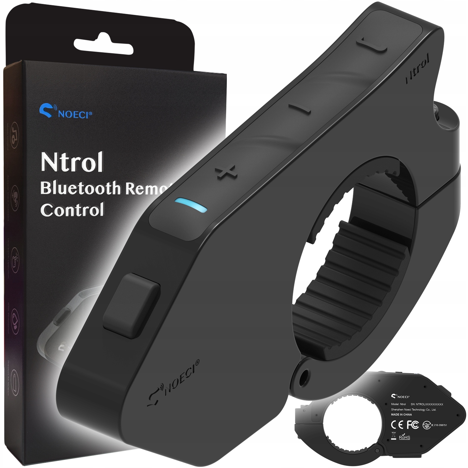Pilot Sterowania Ntrol Bluetooth 5.4 do Interkomu Noeci GOCOM4