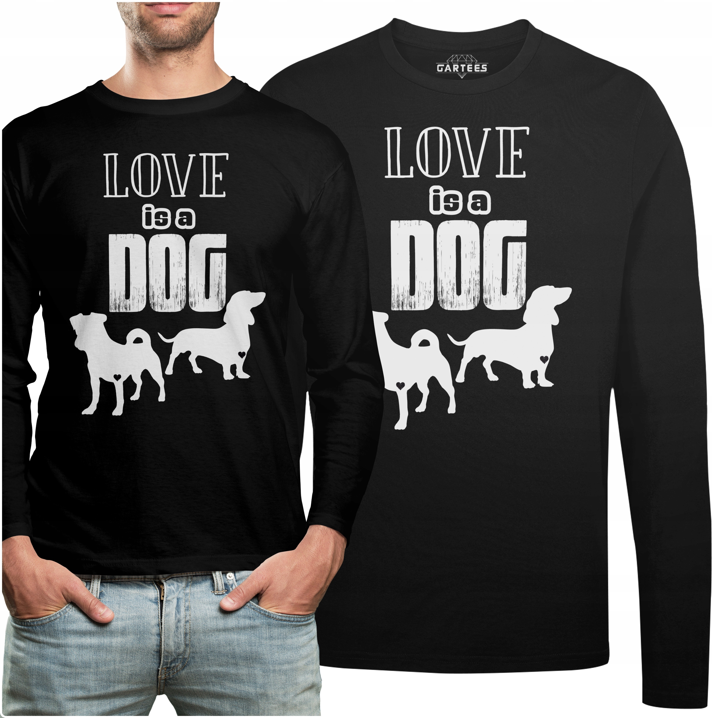 

Koszulka Long Love Is A Dog Prezent Dla Niego