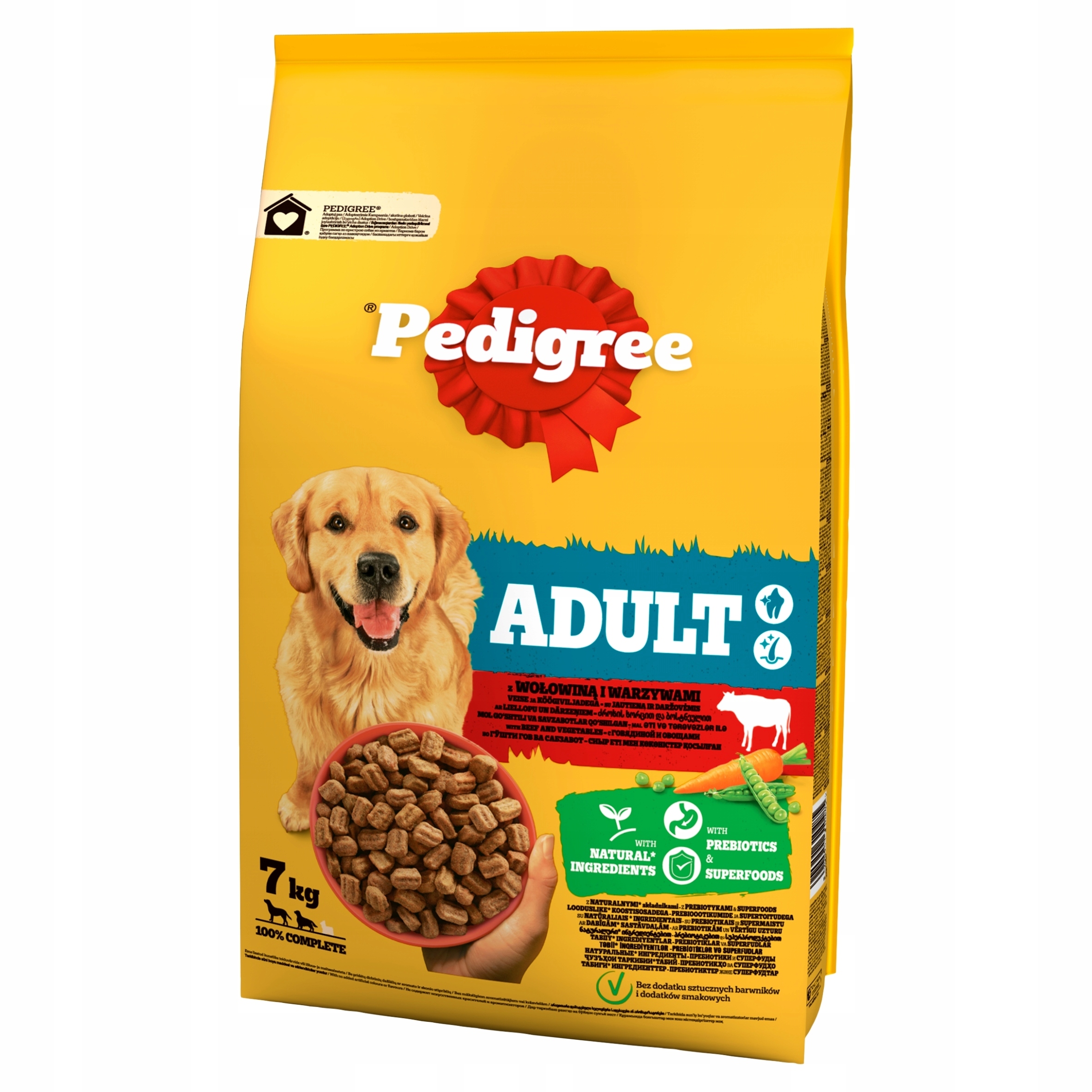 Pedigree krmivo suché hovězí maso 7 kg