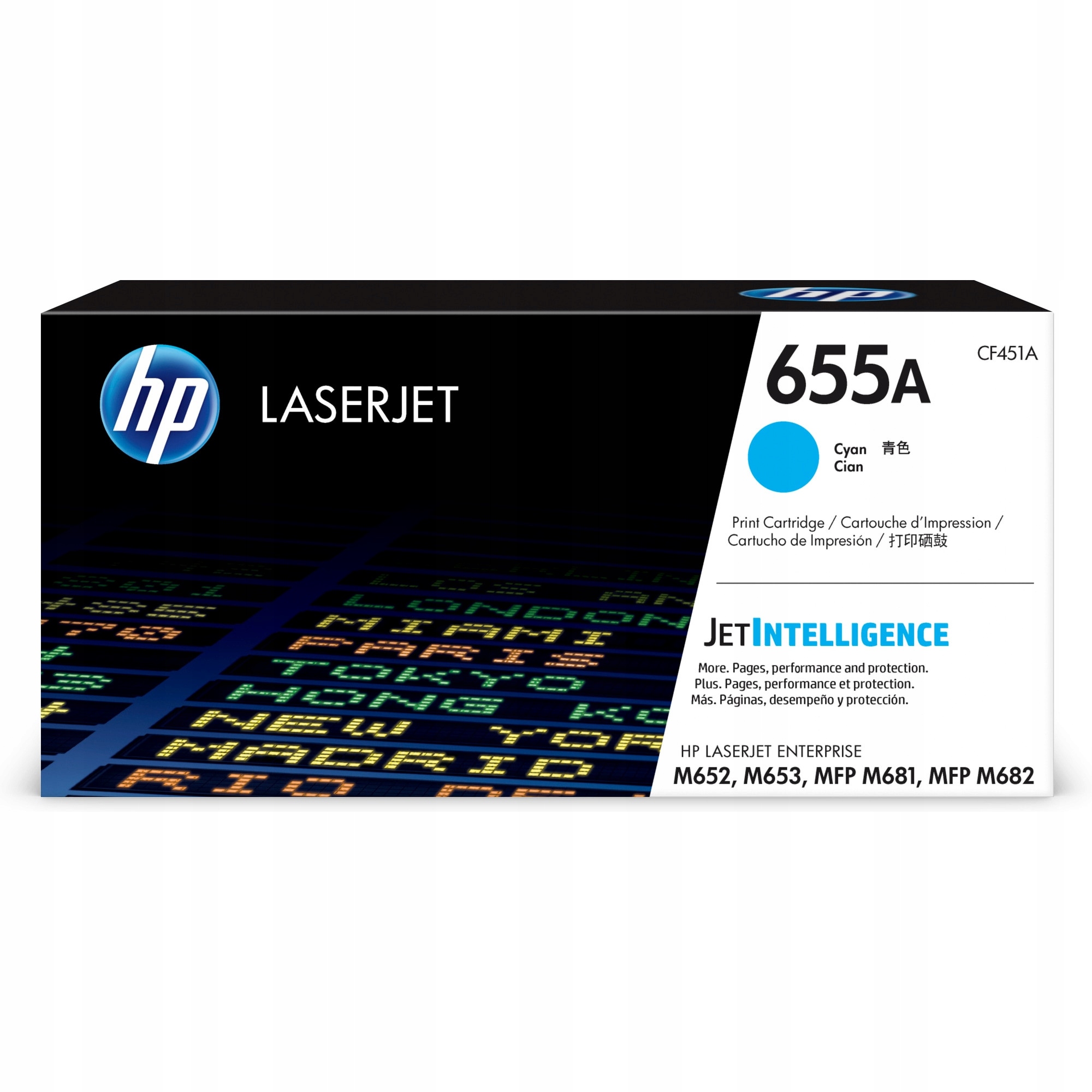 Hp 655A azúrový toner (CF451A) originál