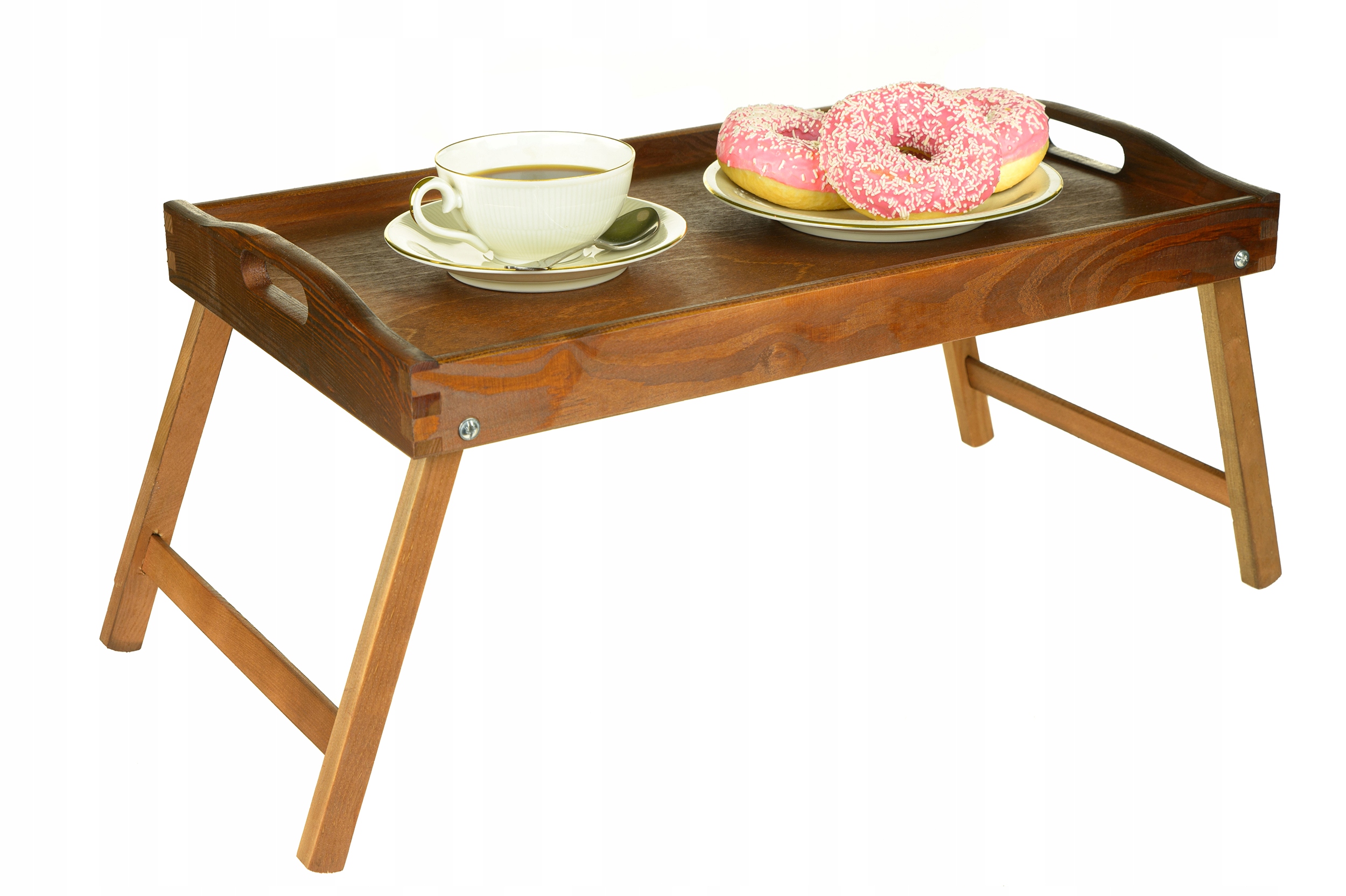 STOLIK ŚNIADANIOWY DO ŁÓŻKA POD LAPTOP TACA GRAWER Kod producenta STOLIK SNIADANIOWY ORZECH G