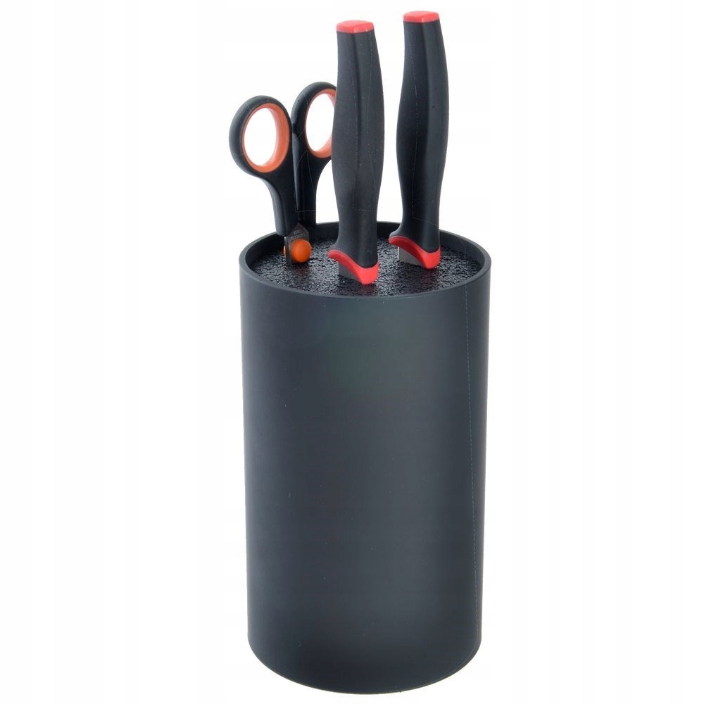 Stojan na nože černý Black 18 cm