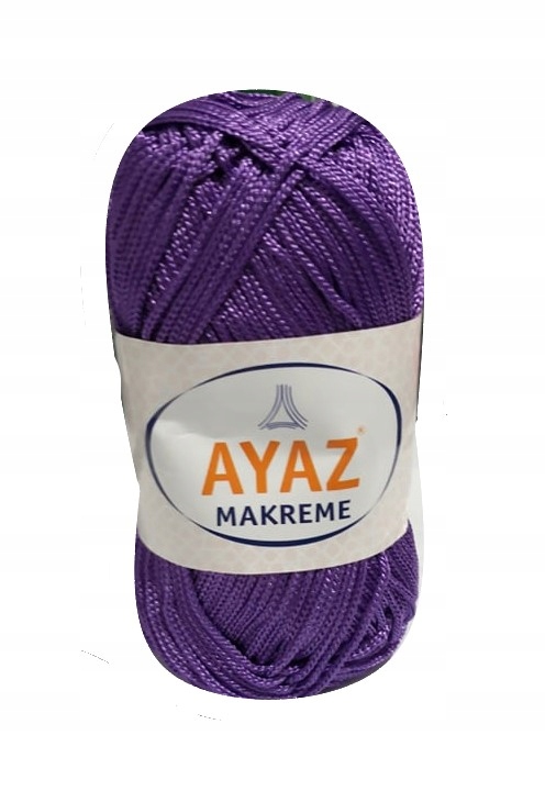 Sznurek poliestrowy Ayaz Makreme 140m fiolet