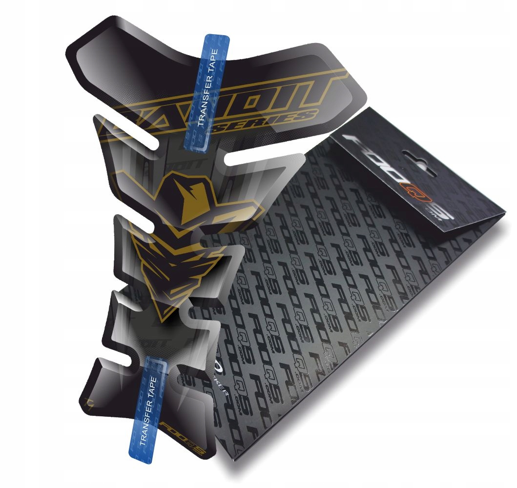 Tank-pad od firmy Fooqs pro Suzuki Gsf 600 650 1200 1250 Bandit Černý Zlatý