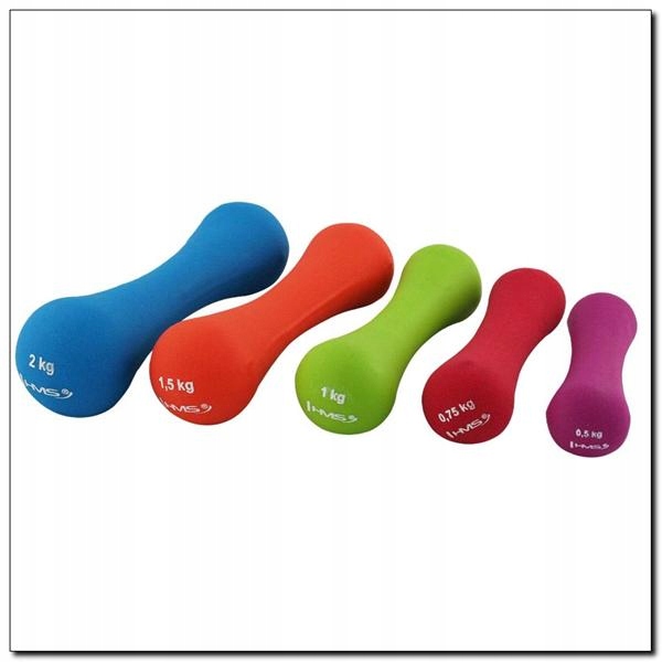 

Ciężarek żeliwny pokryty neoprenem hantelek 0,75kg