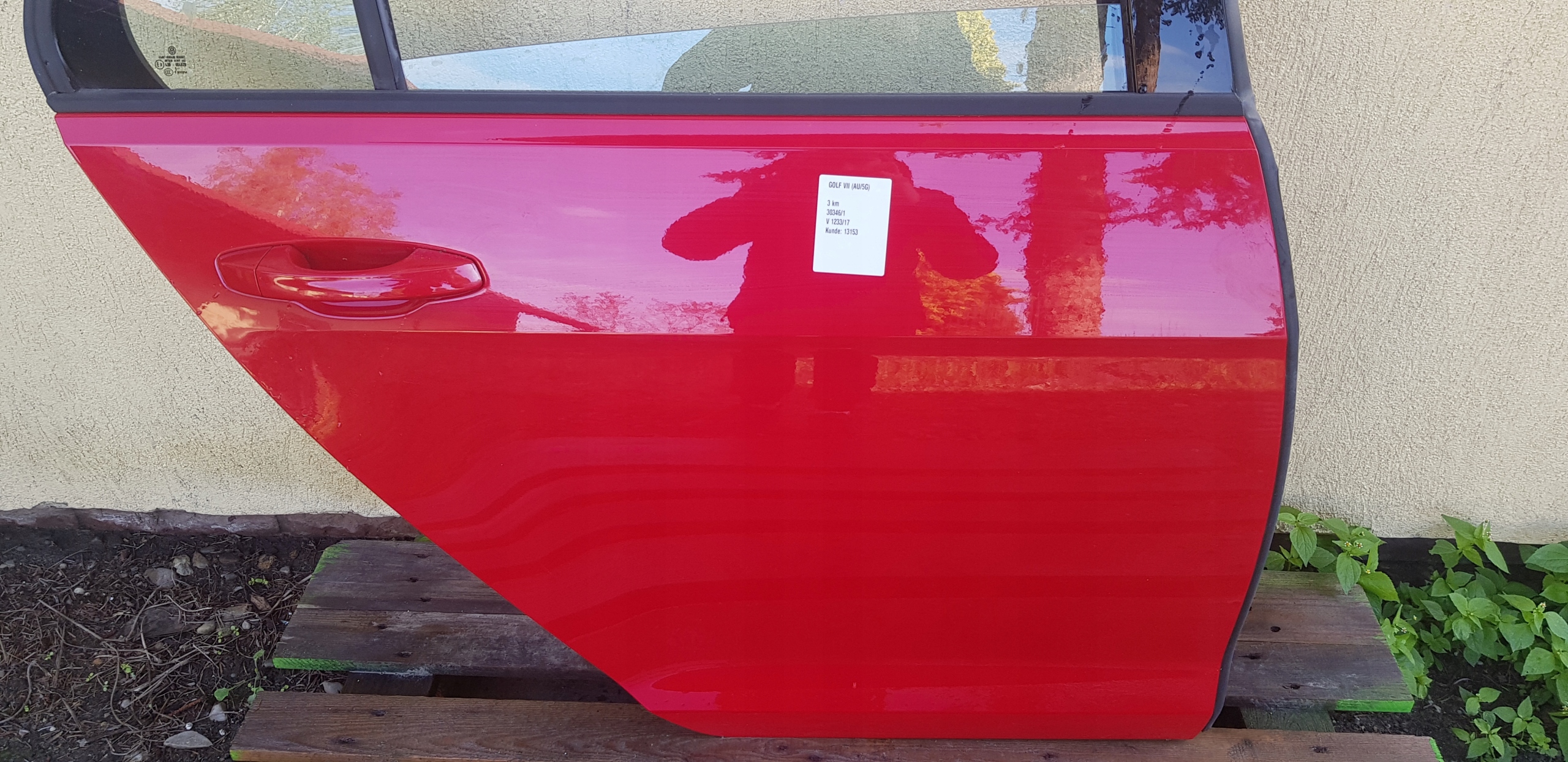 vw GOLF VII дверь правая Задний LY3D