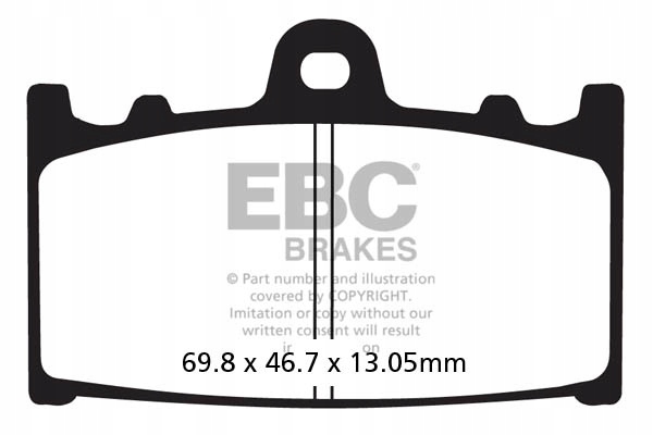 EBC KLOCKI HAMULCOWE FA366HH Stan opakowania oryginalne