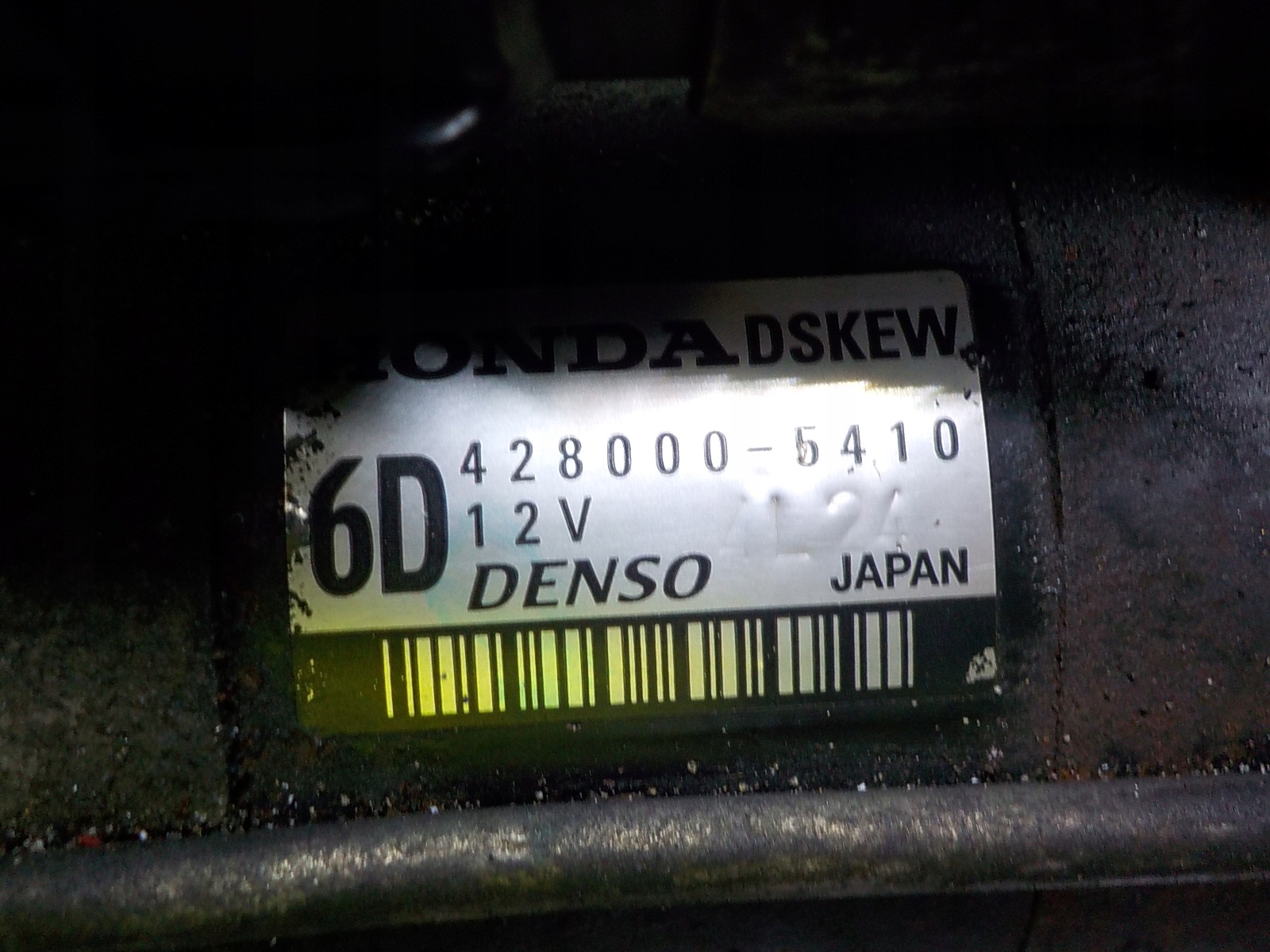 HONDA JAZZ 1.4 B starter 428000-5410