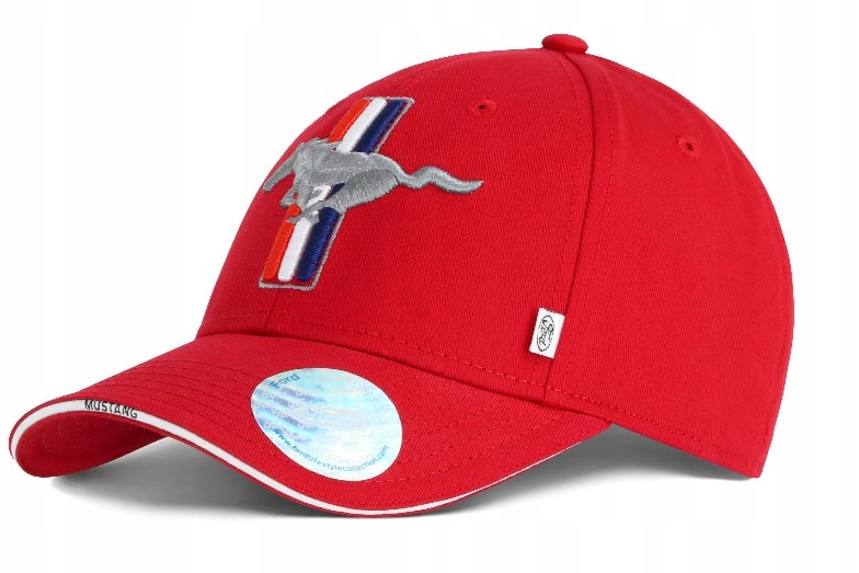 CZAPKA Z DASZKIEM FORD MUSTANG CZERWONA ORYGINALNA Marka Inny