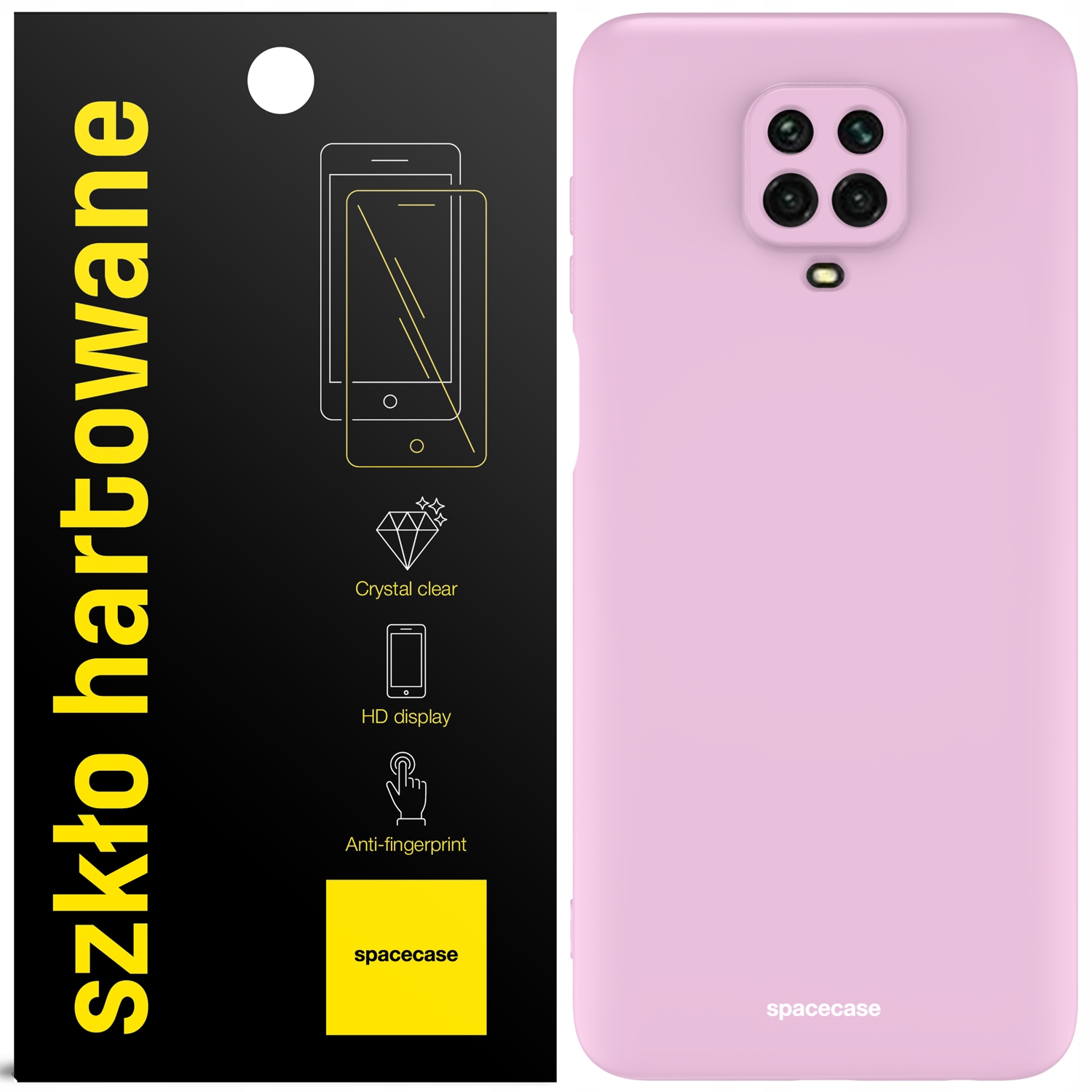 

Etui Do Redmi Note 9S/9 Pro Spacecase Case Szkło