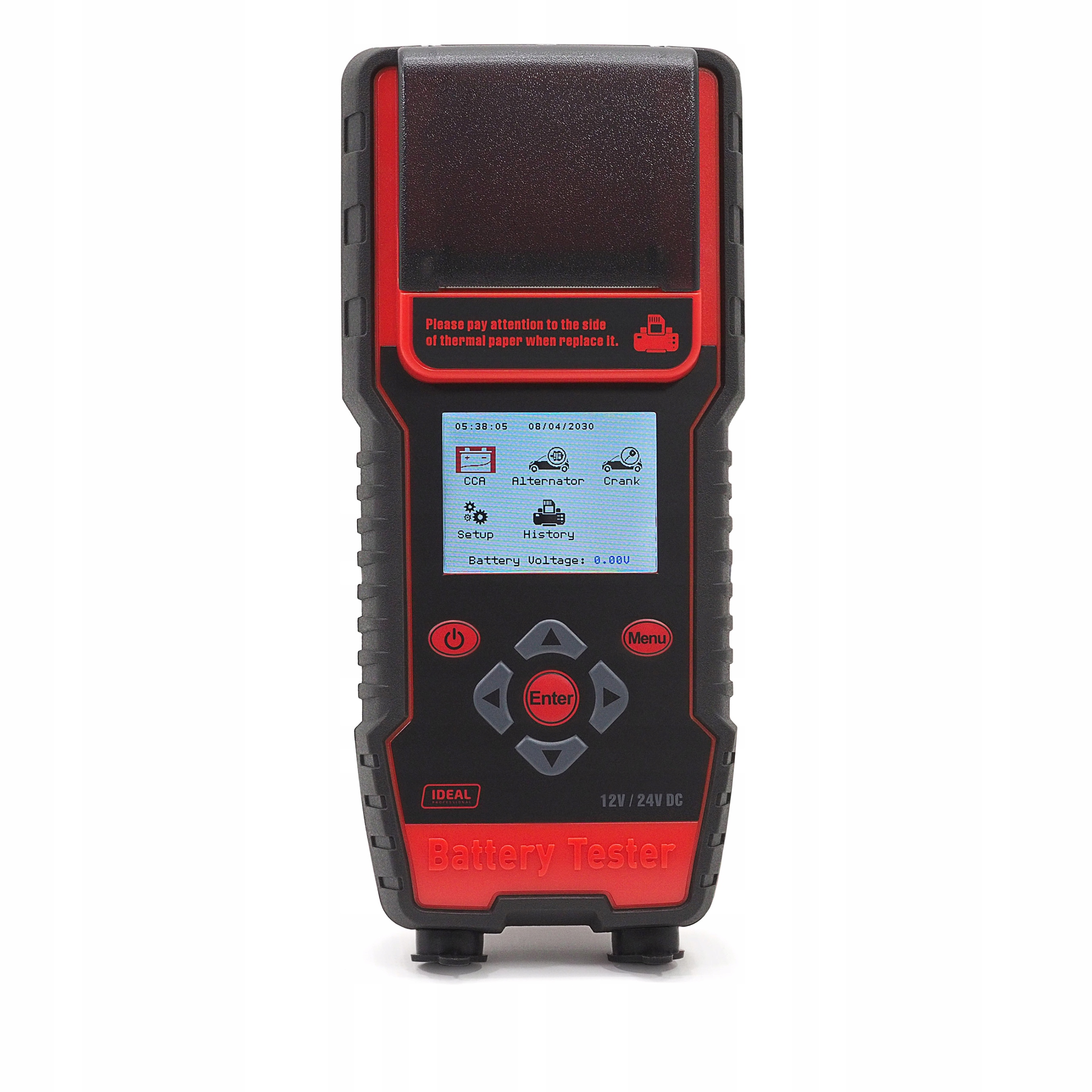 Cyfrowy TESTER AKUMULATOROW IDEAL BDT7000 12V DRUK Generic Product cyfrowy tester akumulatorow druk